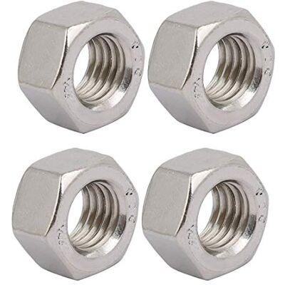 YeVhear Écrous hexagonaux, 5/8-11 UNC 304 Écrou hexagonal à filetage en acier inoxydable 4 pièces - Publicité YeVhear Écrous hexagonaux, 5/8-11 UNC 304 Écrou hexagonal à filetage en acier inoxydable 4 pièces - Publicité