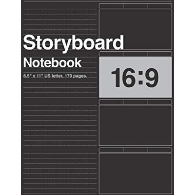 Publishing, Creative Spark Storyboard Notebook 16:9, 8.5"x11" US Letter, 170 pages.: For Directors, Animators & Creative Storytellers - Publicité Publishing, Creative Spark Storyboard Notebook 16:9, 8.5"x11" US Letter, 170 pages.: For Directors, Animators & Creative Storytellers - Publicité