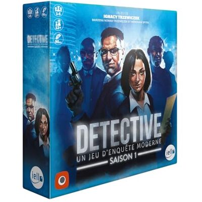 IELLO Detective Saison 1 – Version Française – Jeu de Société Coopératif d’Enquête – Boîte Autonome d’Initiation avec 3 Affaires 1 à 5 Joueurs 90 Minutes Dès 12 Ans - Publicité IELLO Detective Saison 1 – Version Française – Jeu de Société Coopératif d’Enquête – Boîte Autonome d’Initiation avec 3 Affaires 1 à 5 Joueurs 90 Minutes Dès 12 Ans - Publicité