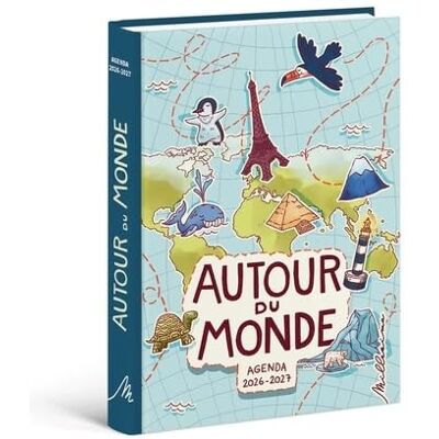 Collectif Agenda Autour du monde 2026-2027 - Publicité Collectif Agenda Autour du monde 2026-2027 - Publicité