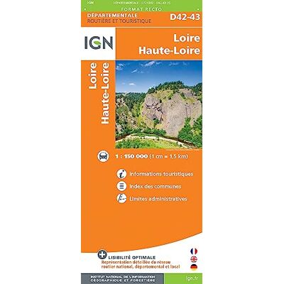 Institut Géographique National D42- D43 Loire haute-loire - Publicité Institut Géographique National D42- D43 Loire haute-loire - Publicité