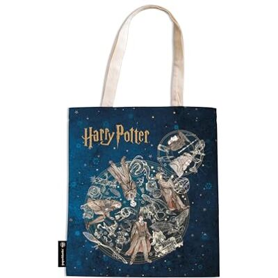 Sac en toile Paperblanks HARRY POTTER Tote bag Légendes de Poudlard - Publicité Sac en toile Paperblanks HARRY POTTER Tote bag Légendes de Poudlard - Publicité
