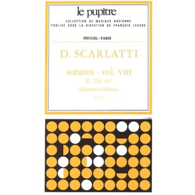 Scarlatti, Domenico Domenico scarlatti : sonates volume 8 k358 k407 clavecin collection le pupitre - Publicité Scarlatti, Domenico Domenico scarlatti : sonates volume 8 k358 k407 clavecin collection le pupitre - Publicité