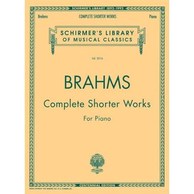 Brahms, Johannes (co Johannes brahms: complete shorter works for piano piano - Publicité Brahms, Johannes (co Johannes brahms: complete shorter works for piano piano - Publicité