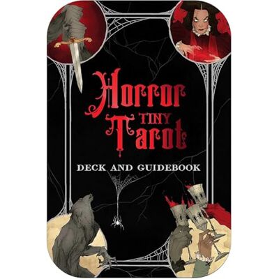 Siegel, Minerva Horror Tiny Tarot Deck and Guidebook - Publicité Siegel, Minerva Horror Tiny Tarot Deck and Guidebook - Publicité