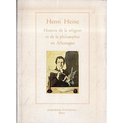 Heine, Henri HISTOIRE DE LA RELIGION ET DE LA..TETE - Publicité Heine, Henri HISTOIRE DE LA RELIGION ET DE LA..TETE - Publicité