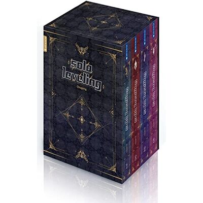 Chugong Solo Leveling Roman 01 04 mit Box - Publicité Chugong Solo Leveling Roman 01 04 mit Box - Publicité