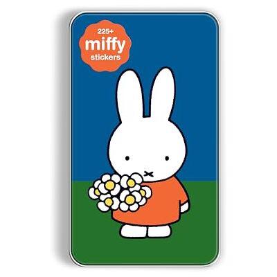 Galison Miffy Sticker Tin - Publicité Galison Miffy Sticker Tin - Publicité