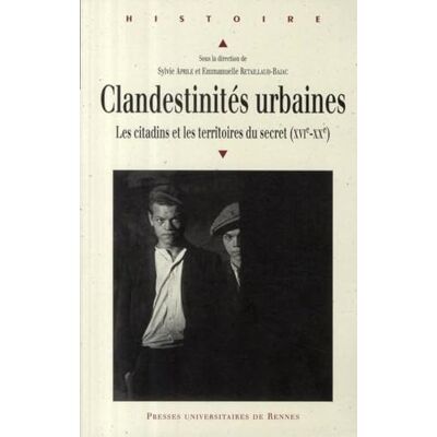 PUR CLANDESTINITES URBAINES - Publicité PUR CLANDESTINITES URBAINES - Publicité