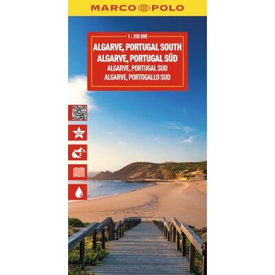 Algarve, Portugal South Marco Polo Map - Publicité Algarve, Portugal South Marco Polo Map - Publicité
