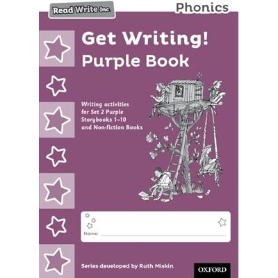Miskin, Ruth Read Write Inc. Phonics: Get Writing! Purple Book Pack of 10 - Publicité Miskin, Ruth Read Write Inc. Phonics: Get Writing! Purple Book Pack of 10 - Publicité