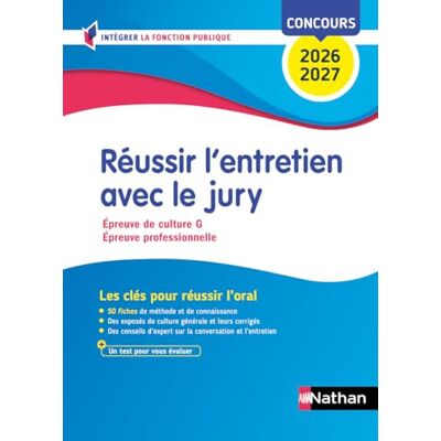 Munier, Adeline Réussir l'entretien avec le Jury Concours Fonction publique 2026-2027 Catégories A, B et C Oral - Publicité Munier, Adeline Réussir l'entretien avec le Jury Concours Fonction publique 2026-2027 Catégories A, B et C Oral - Publicité