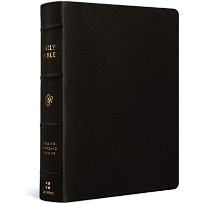 Holy Bible: Esv Single Column Journaling Bible, Buffalo Leather, Deep Brown - Publicité Holy Bible: Esv Single Column Journaling Bible, Buffalo Leather, Deep Brown - Publicité