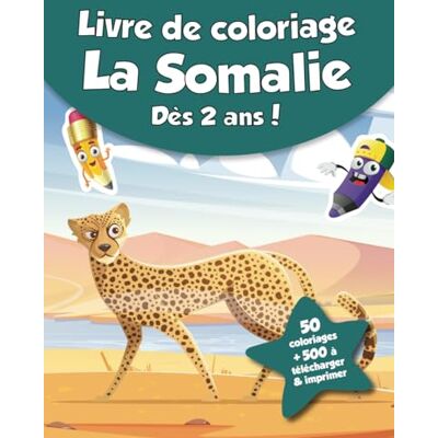 coloriages, CRB Livre de coloriage pour enfants La Somalie (dès 2 ans): 50 coloriages + 500 à télécharger & imprimer ! - Publicité coloriages, CRB Livre de coloriage pour enfants La Somalie (dès 2 ans): 50 coloriages + 500 à télécharger & imprimer ! - Publicité