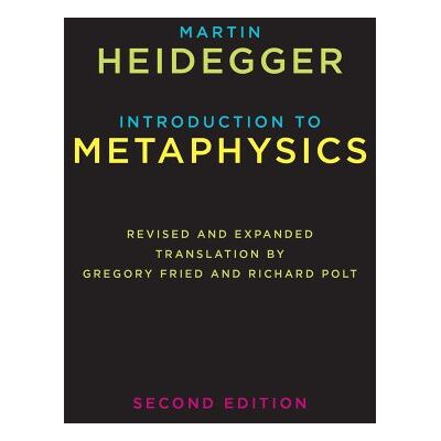 Heidegger, Martin Introduction to Metaphysics - Publicité Heidegger, Martin Introduction to Metaphysics - Publicité