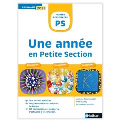 Martins, Bernadette Une année en Petite Section Manipuler, S'exprimer, Consolider - Publicité Martins, Bernadette Une année en Petite Section Manipuler, S'exprimer, Consolider - Publicité