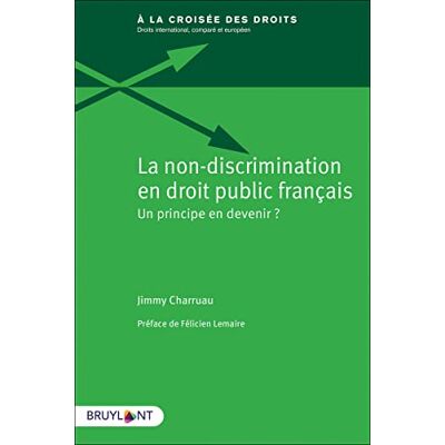 Charruau, Jimmy La non-discrimination en droit public français Un principe en devenir ? - Publicité Charruau, Jimmy La non-discrimination en droit public français Un principe en devenir ? - Publicité