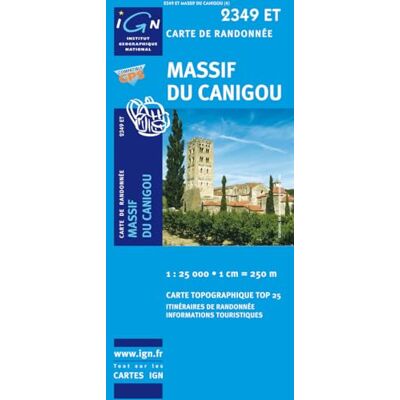 ign Massif du Canigou (2349ET) - Publicité ign Massif du Canigou (2349ET) - Publicité