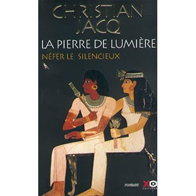 Jacq, Christian La Pierre de lumière, tome 1 : Nefer le silencieux - Publicité Jacq, Christian La Pierre de lumière, tome 1 : Nefer le silencieux - Publicité