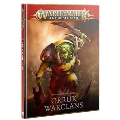 Games Workshop Warhammer Orruk Warclans Destruction Battletome Age of Sigmar - Publicité Games Workshop Warhammer Orruk Warclans Destruction Battletome Age of Sigmar - Publicité