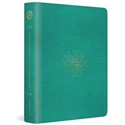 ESV Single Column Journaling Bible (Trutone, Teal, Resplendent Cross Design) - Publicité ESV Single Column Journaling Bible (Trutone, Teal, Resplendent Cross Design) - Publicité