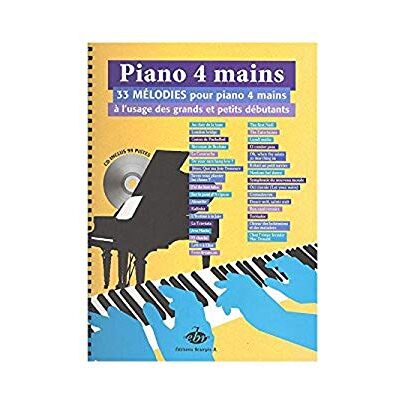 Collectif Piano 4 Mains 33 Melodies pour Grands et Petits Débutants (+ 1 CD) - Publicité Collectif Piano 4 Mains 33 Melodies pour Grands et Petits Débutants (+ 1 CD) - Publicité