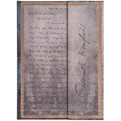Paperblanks Carnet rigide Frederick Douglass, Lettre pour les Droits Civils Midi Ligné 144p. Publicité Paperblanks Carnet rigide Frederick Douglass, Lettre pour les Droits Civils Midi Ligné 144p. Publicité
