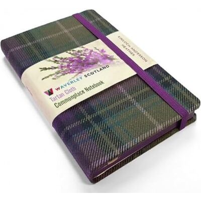 Waverley S.T. (M): Heather Pocket Genuine Tartan Cloth Commonplace Notebook - Publicité Waverley S.T. (M): Heather Pocket Genuine Tartan Cloth Commonplace Notebook - Publicité