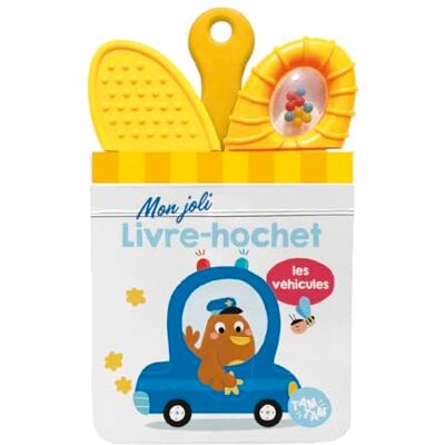 XXX Les véhicules Mon joli livre hochet - Publicité XXX Les véhicules Mon joli livre hochet - Publicité