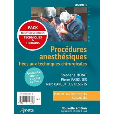 Pasquier, Pierre Pack Procédures anesthésiques liées aux techniques chirurgicales/liées aux terrains: Volumes 1+2 - Publicité Pasquier, Pierre Pack Procédures anesthésiques liées aux techniques chirurgicales/liées aux terrains: Volumes 1+2 - Publicité