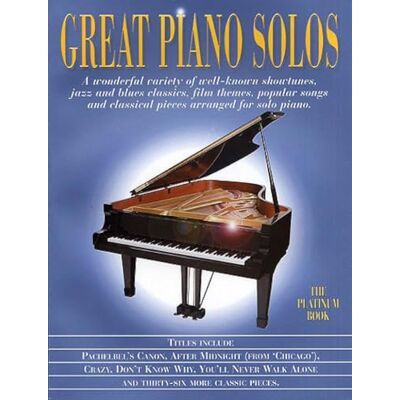 Divers, Auteurs Great piano solos the platinum book piano - Publicité Divers, Auteurs Great piano solos the platinum book piano - Publicité