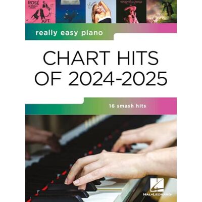 Various Really Easy Piano: Chart Hits of 2024-2025 recueil de partitions piano facile 16 hits pop pour débutants niveau 1-3 avec Billie Eilish, Sabrina Carpenter, Bruno Mars et autres artistes - Publicité Various Really Easy Piano: Chart Hits of 2024-2025 recueil de partitions piano facile 16 hits pop pour débutants niveau 1-3 avec Billie Eilish, Sabrina Carpenter, Bruno Mars et autres artistes - Publicité