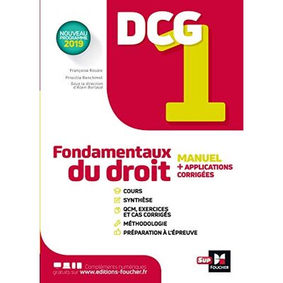 Ravat, Maryse DCG 1 Fondamentaux du droit Manuel et applications - Publicité Ravat, Maryse DCG 1 Fondamentaux du droit Manuel et applications - Publicité