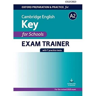 XXX Oxford preparation & practice a2 for cambridge english key for school exam trainer without key - Publicité XXX Oxford preparation & practice a2 for cambridge english key for school exam trainer without key - Publicité