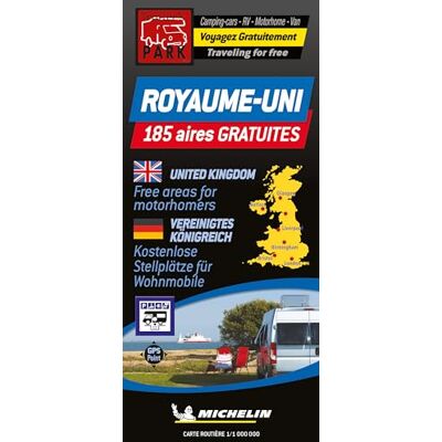 Michelin TRAILER S PARK CARTE ROUTIERE Royaume-Uni DES AIRES GRATUITES - Publicité Michelin TRAILER S PARK CARTE ROUTIERE Royaume-Uni DES AIRES GRATUITES - Publicité