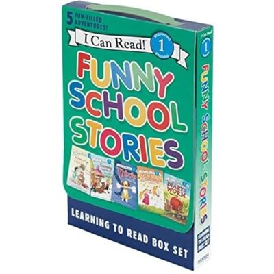Various Funny School Stories: Learning to Read Box Set: A Box of 5 Books for Beginning Readers - Publicité Various Funny School Stories: Learning to Read Box Set: A Box of 5 Books for Beginning Readers - Publicité