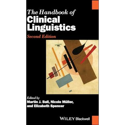 Handbook of Clinical Linguistics - Publicité Handbook of Clinical Linguistics - Publicité