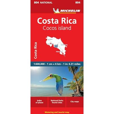 Michelin Costa Rica Map - Publicité Michelin Costa Rica Map - Publicité