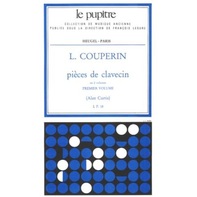 Couperin, Louis (com Louis couperin : pieces de clavecin vol.1 le pupitre - Publicité Couperin, Louis (com Louis couperin : pieces de clavecin vol.1 le pupitre - Publicité