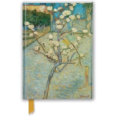 Small Pear Tree in Blossom Foiled Notebook - Publicité Small Pear Tree in Blossom Foiled Notebook - Publicité