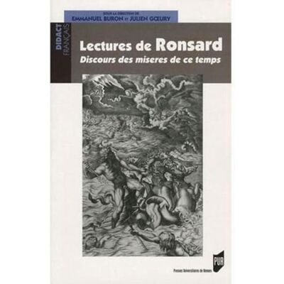 PUR LECTURES DE RONSARD - Publicité PUR LECTURES DE RONSARD - Publicité
