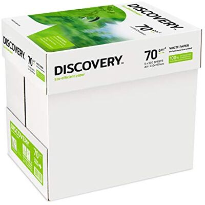 Canon Discovery NDI0700025 Papier 70 g/m² Blanc A4 5 ramettes de 500 feuilles (Import Royaume Uni) - Publicité Canon Discovery NDI0700025 Papier 70 g/m² Blanc A4 5 ramettes de 500 feuilles (Import Royaume Uni) - Publicité