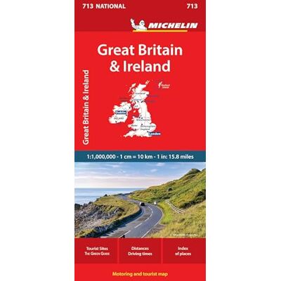 Michelin Map Great Britain & Ireland National 713 - Publicité Michelin Map Great Britain & Ireland National 713 - Publicité