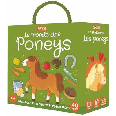 AA.VV. Q-Box Le monde des poneys - Publicité AA.VV. Q-Box Le monde des poneys - Publicité