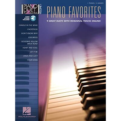 Collectif Piano favorites : 1 piano, 4 hands - Publicité Collectif Piano favorites : 1 piano, 4 hands - Publicité