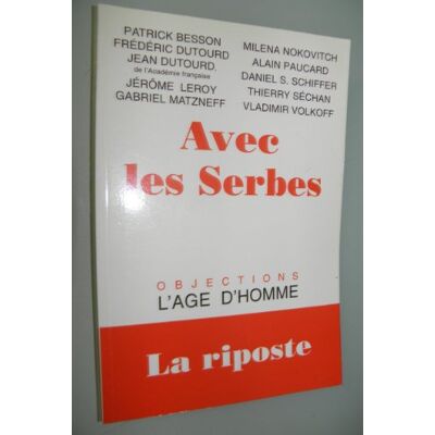 Collectif Avec les Serbes - Publicité Collectif Avec les Serbes - Publicité
