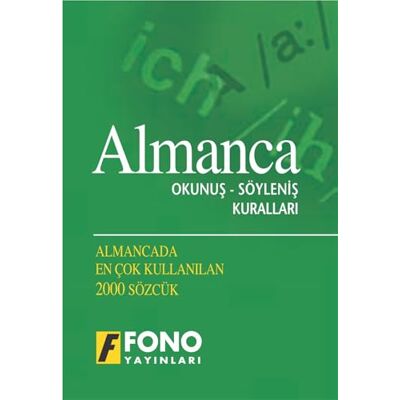 Kolektif Almanca Okunuş Söyleniş Kuralları: Almancada En Çok Kullanılan 2000 Sözcük - Publicité Kolektif Almanca Okunuş Söyleniş Kuralları: Almancada En Çok Kullanılan 2000 Sözcük - Publicité