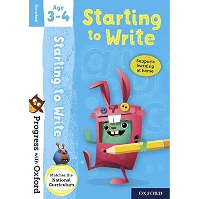 Snashall, Sarah Progress with Oxford: Starting to Write Age 3-4: 1 - Publicité Snashall, Sarah Progress with Oxford: Starting to Write Age 3-4: 1 - Publicité