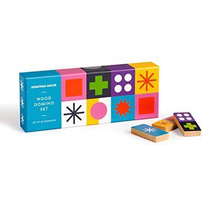 Galison Jonathan Adler Helsinki Wood Domino Set - Publicité Galison Jonathan Adler Helsinki Wood Domino Set - Publicité