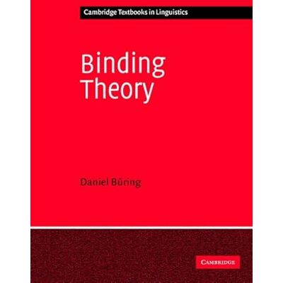 Büring, Daniel Binding Theory - Publicité Büring, Daniel Binding Theory - Publicité